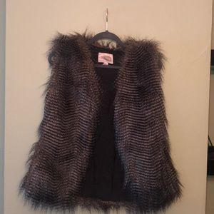 F21 Feather Vest